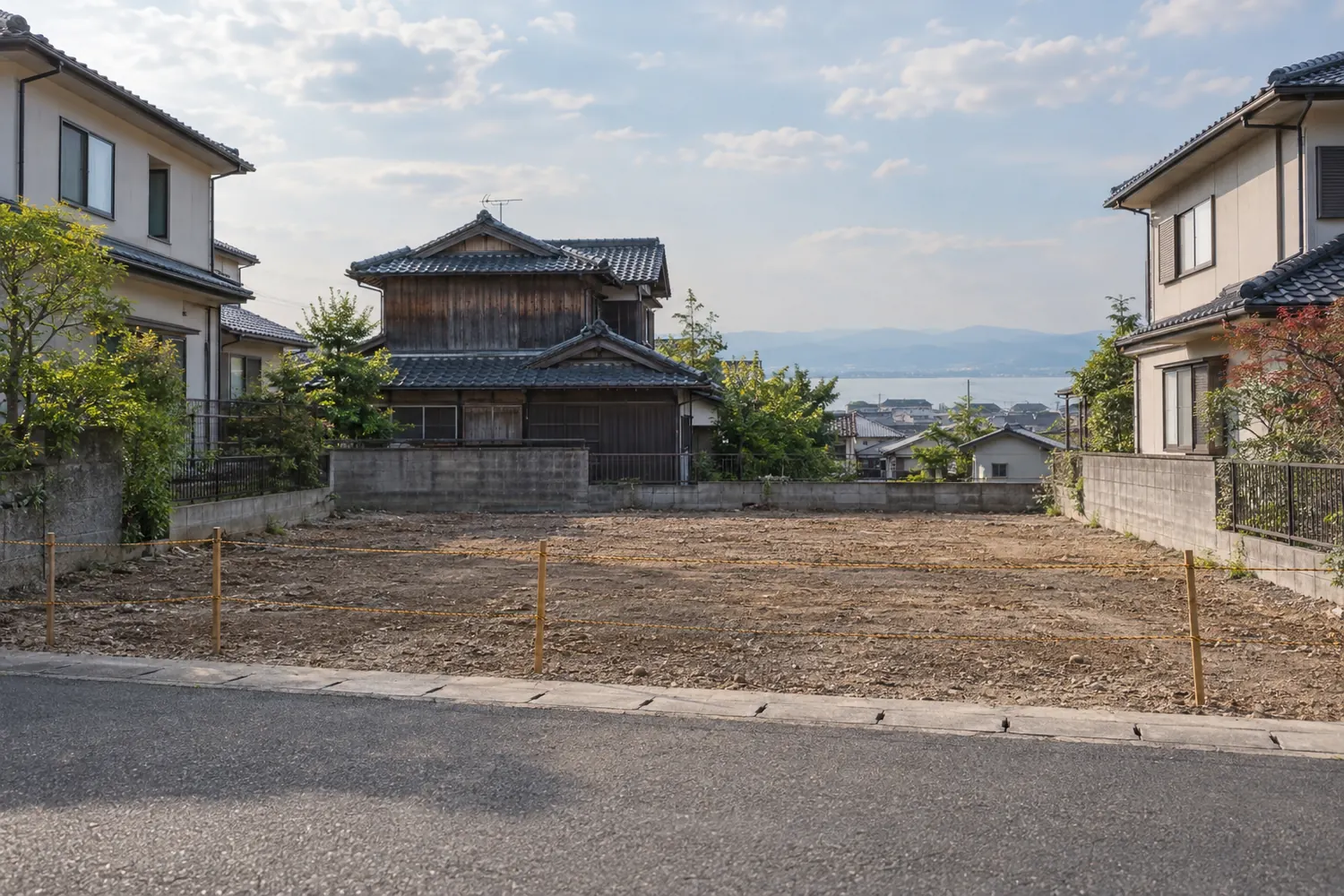 住宅を解体したあとの更地