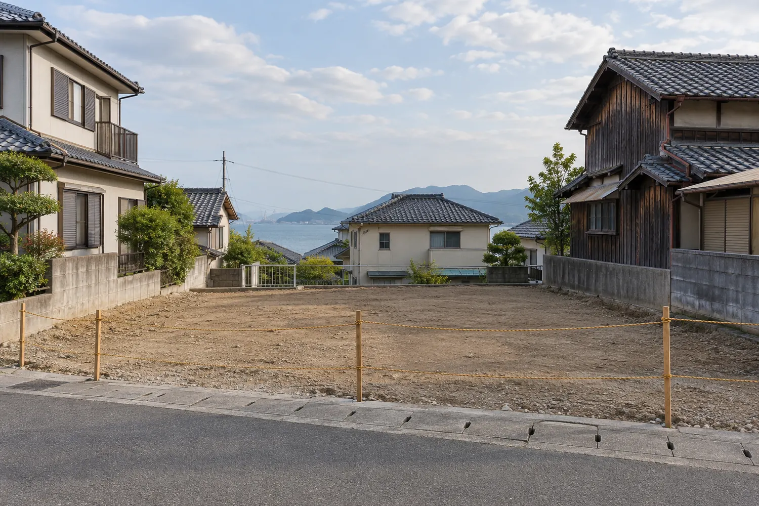 住宅を解体したあとの更地