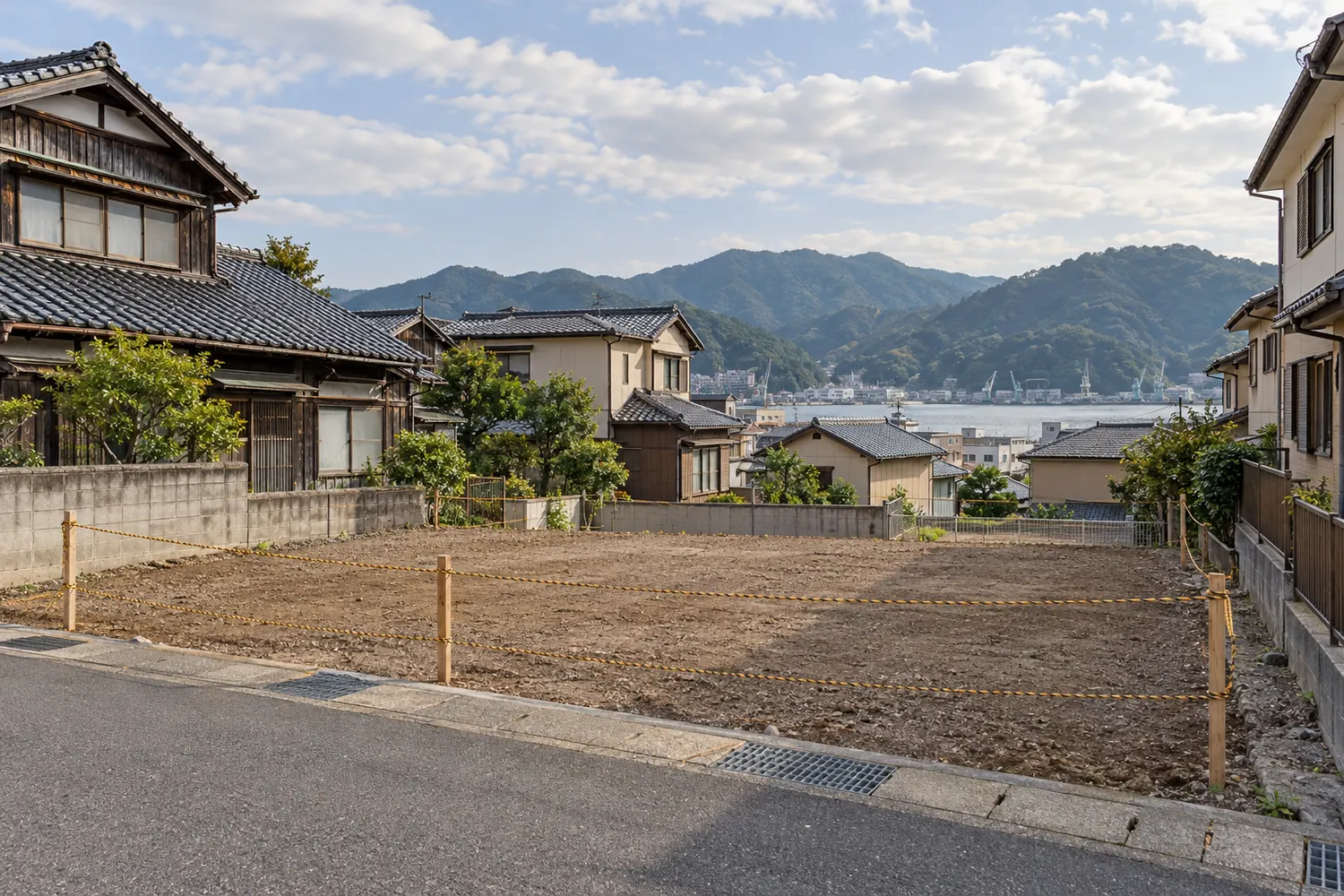 住宅を解体したあとの更地