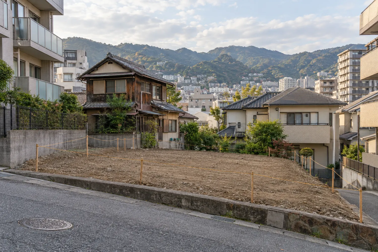 住宅を解体したあとの更地