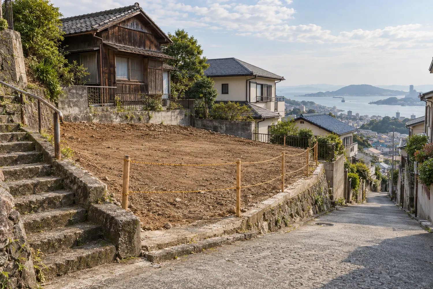 住宅を解体したあとの更地