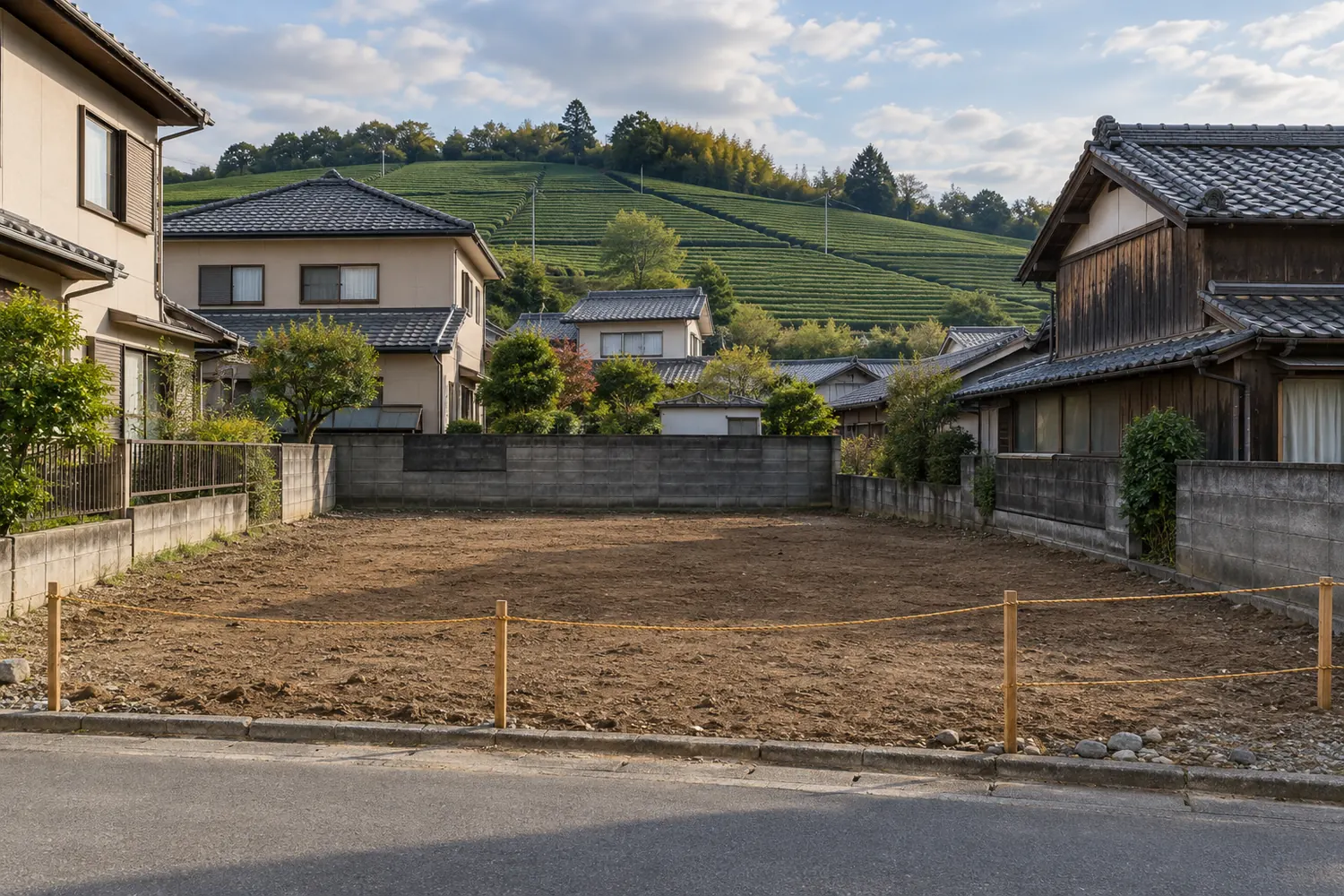 住宅を解体したあとの更地