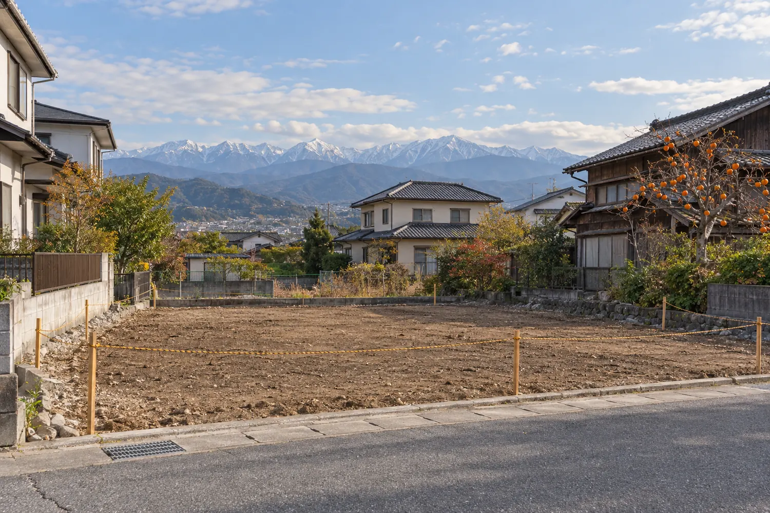 住宅を解体したあとの更地