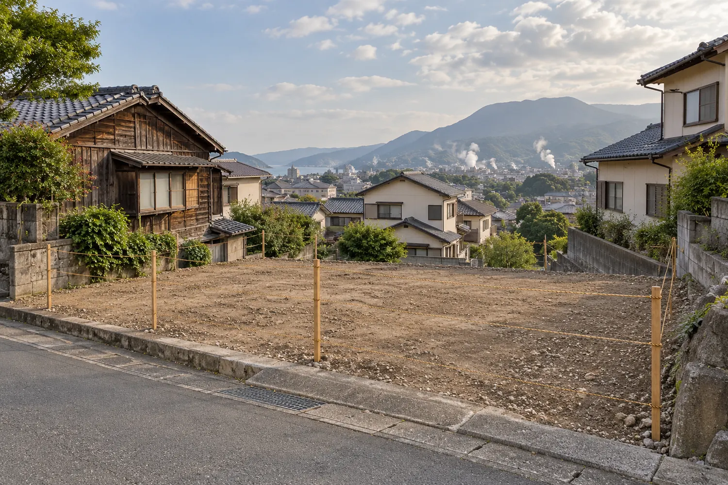 住宅を解体したあとの更地