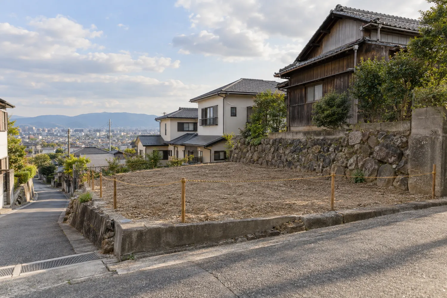 住宅を解体したあとの更地