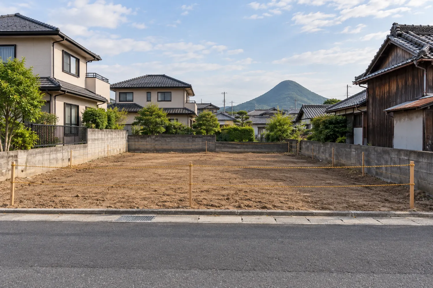 住宅を解体したあとの更地