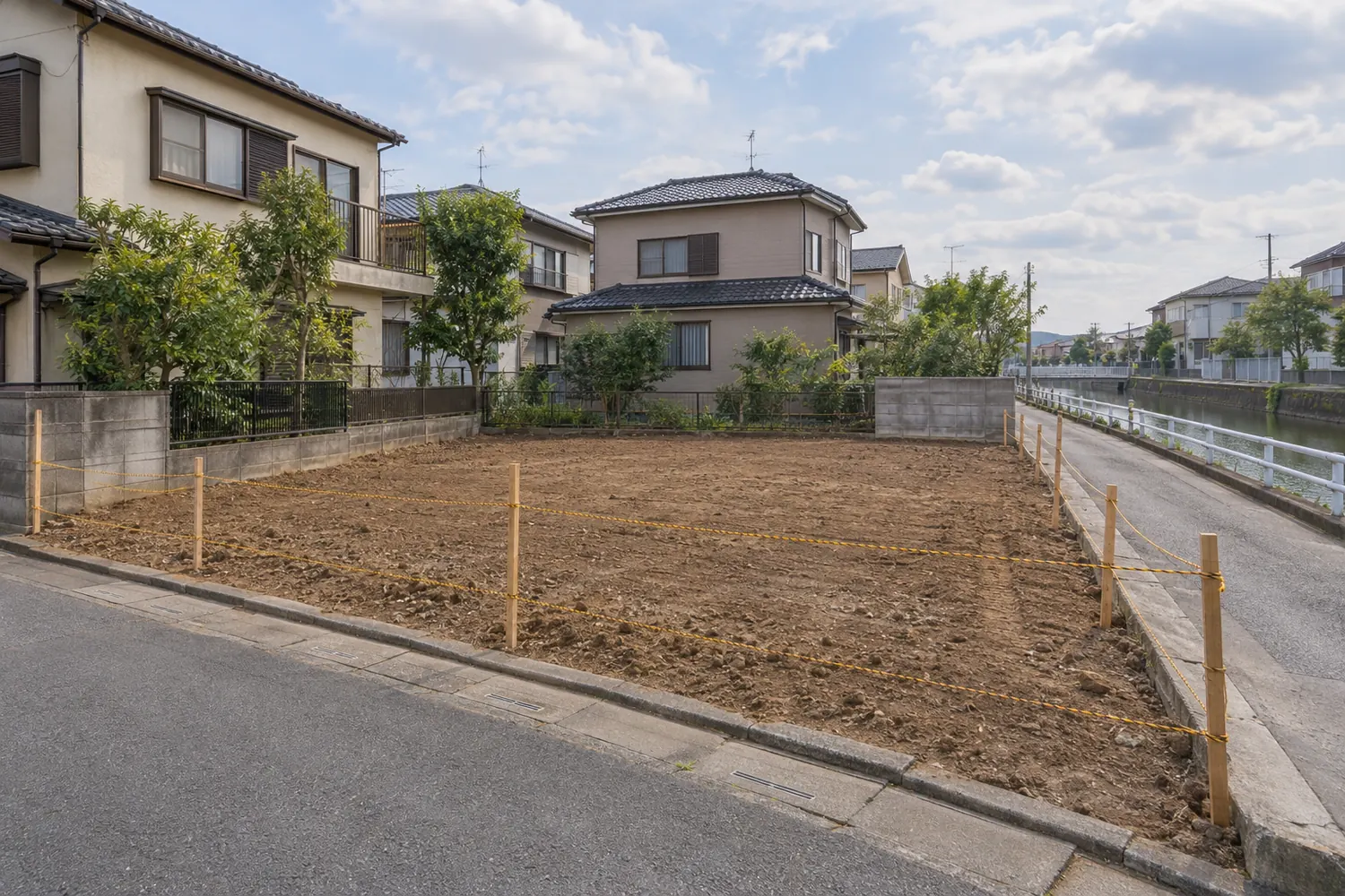 住宅を解体したあとの更地