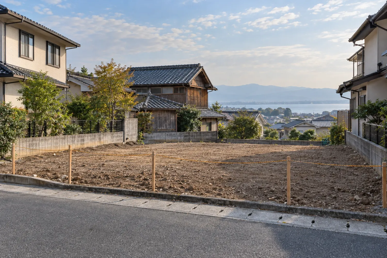 住宅を解体したあとの更地