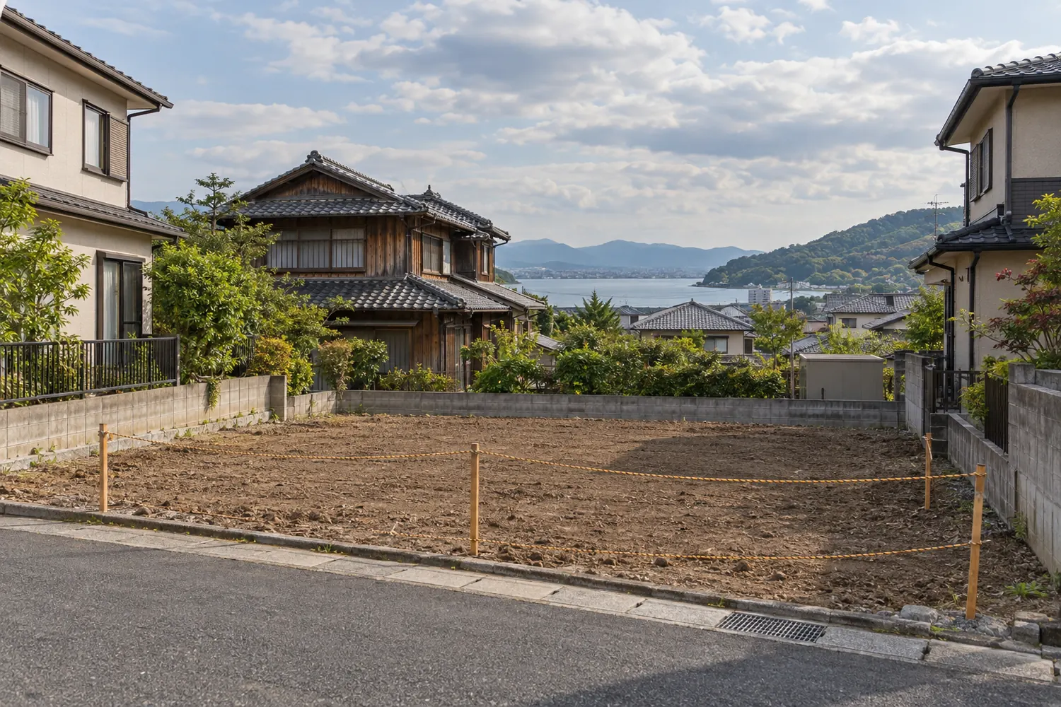 住宅を解体したあとの更地