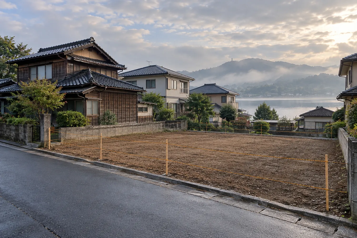 住宅を解体したあとの更地
