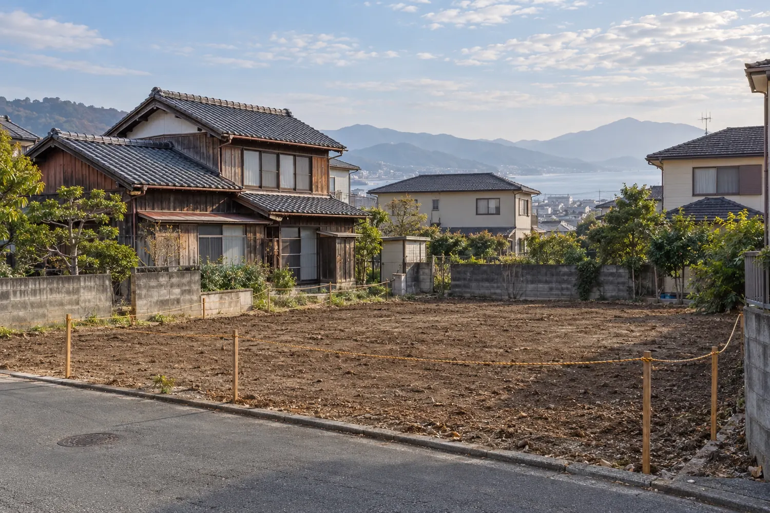 住宅を解体したあとの更地