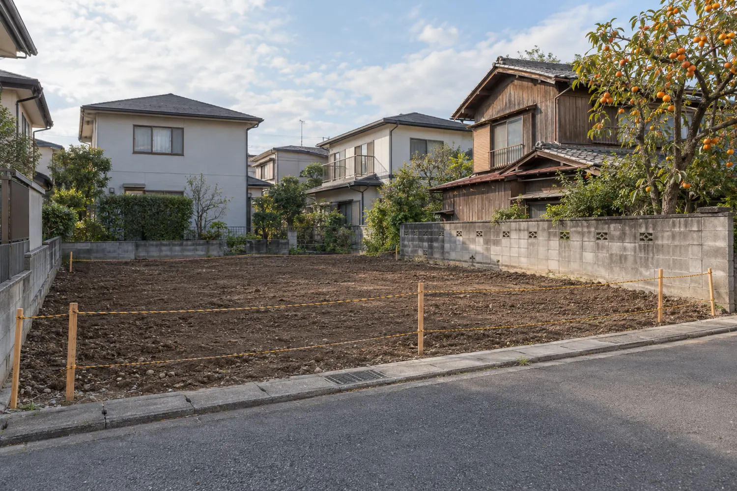 住宅を解体したあとの更地
